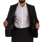 Domenico Tagliente Elegant Dark Grey Two-Piece Suit