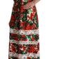 Dolce & Gabbana Multicolor Floral Maxi Dress