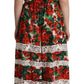 Dolce & Gabbana Multicolor Floral Maxi Dress