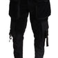 Dolce & Gabbana Elegant Black Cargo Corduroy Pants