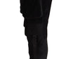 Dolce & Gabbana Elegant Black Cargo Corduroy Pants