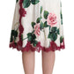 Dolce & Gabbana Elegant Floral A-Line Midi Skirt