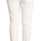 Dolce & Gabbana Elegant White Skinny Denim Jeans