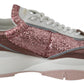 Jimmy Choo Candyfloss Glitter Sneaker Euphoria