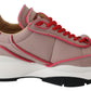 Jimmy Choo Ballet Pink Chic Padded Sneakers