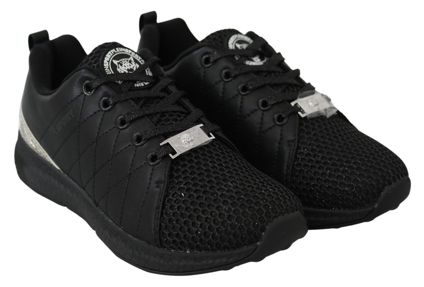 Plein Sport Exquisite Black Runner Gisella Sports Sneakers