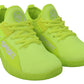 Plein Sport Electrify Your Step with Yellow Carter Sport Sneakers