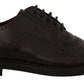 Dolce & Gabbana Elegant Purple Leather Derby Formal Shoes