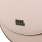 Karl Lagerfeld Elegant Mauve Light Pink Leather Shoulder Bag