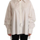 Dolce & Gabbana Timeless White Polo Top - Elegance Meets Comfort