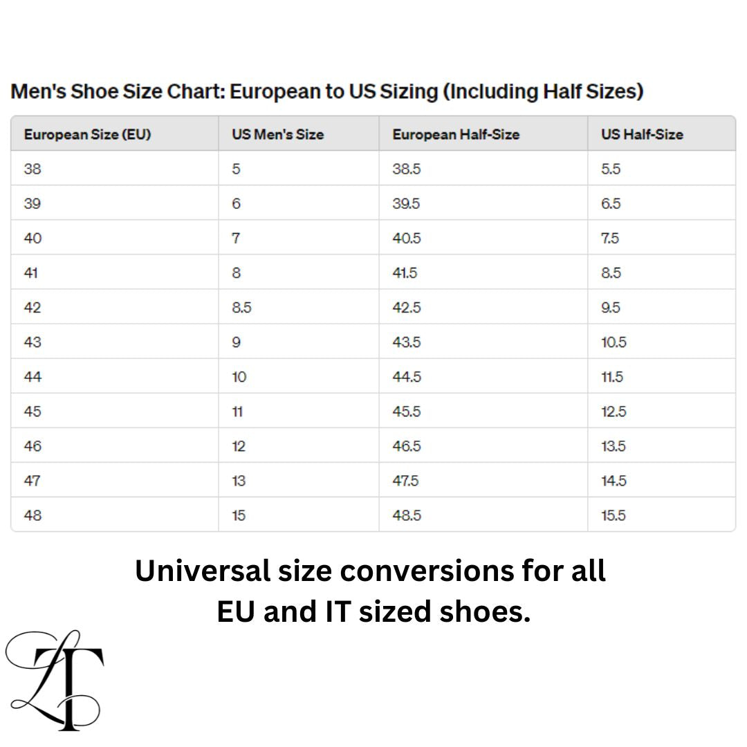 Men's Universal Shoe Size Conversions
