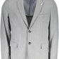 Gant Elegant Gray Wool Blend Jacket