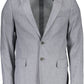 Gant Gray Linen Men Jacket