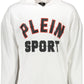 Plein Sport Bianco Cotton Men Sweatshirt