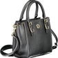 Tommy Hilfiger Elegant Black Shoulder Bag with Contrasting Details