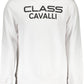 Cavalli Class Bianco Cotton Men Sweatshirt