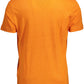 Gant Orange Linen Men T-Shirt Mens T-Shirt