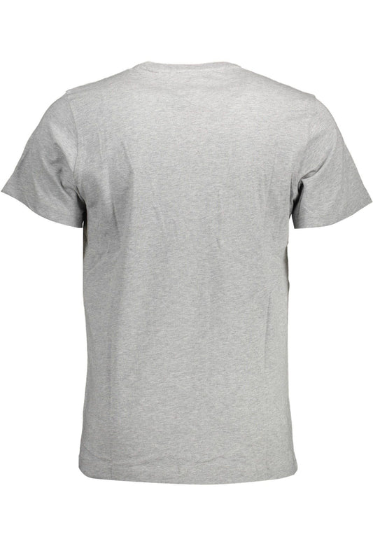 Tommy Hilfiger Gray Cotton Men T-Shirt