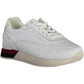 Tommy Hilfiger Chic White Lace-Up Sneakers with Logo Detail