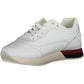 Tommy Hilfiger Chic White Lace-Up Sneakers with Logo Detail