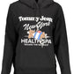 Tommy Hilfiger Elegant Black Hooded Sweatshirt