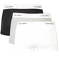 Calvin Klein Gray Cotton Men Trunk