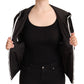 Dolce & Gabbana Black Polyester Hooded Bomber Full Zip Jacket