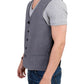 Costume National Chic Gray Casual Vest
