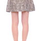 Comeforbreakfast Chic Gray Pleated Mini Skirt