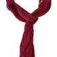 John Galliano Bordeaux Elegance Foulard Shawl Scarf