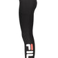 Fila Black Cotton Women Legging