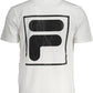 Fila White Cotton Men T-Shirt