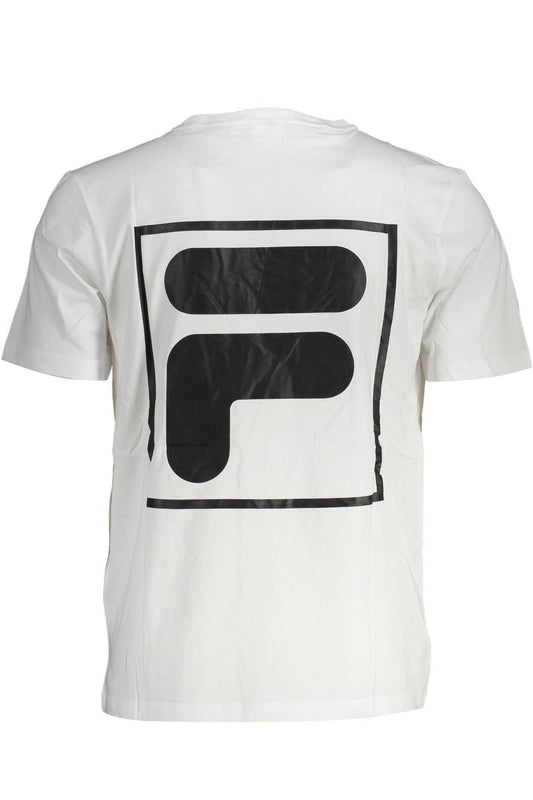 Fila White Cotton Men T-Shirt