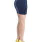 Costume National Chic Blue Mini Skirt with Side Zip Closure