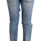 Dolce & Gabbana Chic Distressed Denim Skinny Jeans