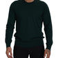 Dolce & Gabbana Elegant Green Crewneck Cashmere Sweater