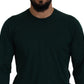 Dolce & Gabbana Elegant Green Crewneck Cashmere Sweater