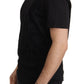 Dolce & Gabbana Elegant Black Baroque Crewneck Tee