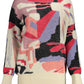 Desigual Chic White Contrasting Detail Sweater