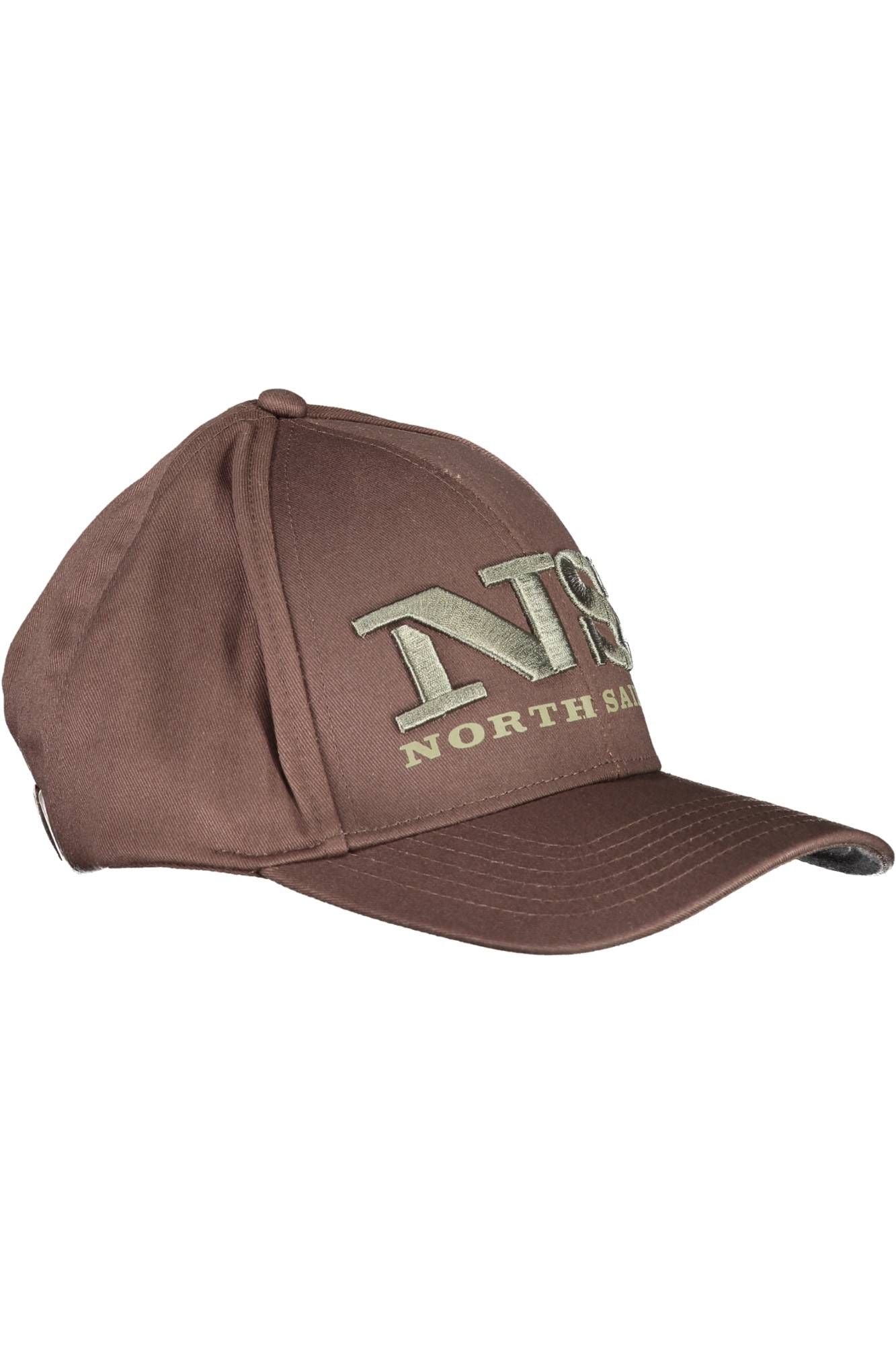 North Sails Brown Cotton Men Cap