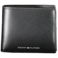 Tommy Hilfiger Elegant Black Leather Dual-Compartment Men's Wallet