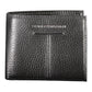 Tommy Hilfiger Elegant Black Leather Bifold Wallet