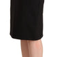 GF Ferre Chic Black Pencil Skirt Knee Length