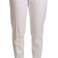 Jacob Cohen Elegant Mid Waist Tapered Trousers