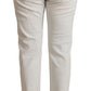 PINKO White Mid Waist Skinny Denim Jeans