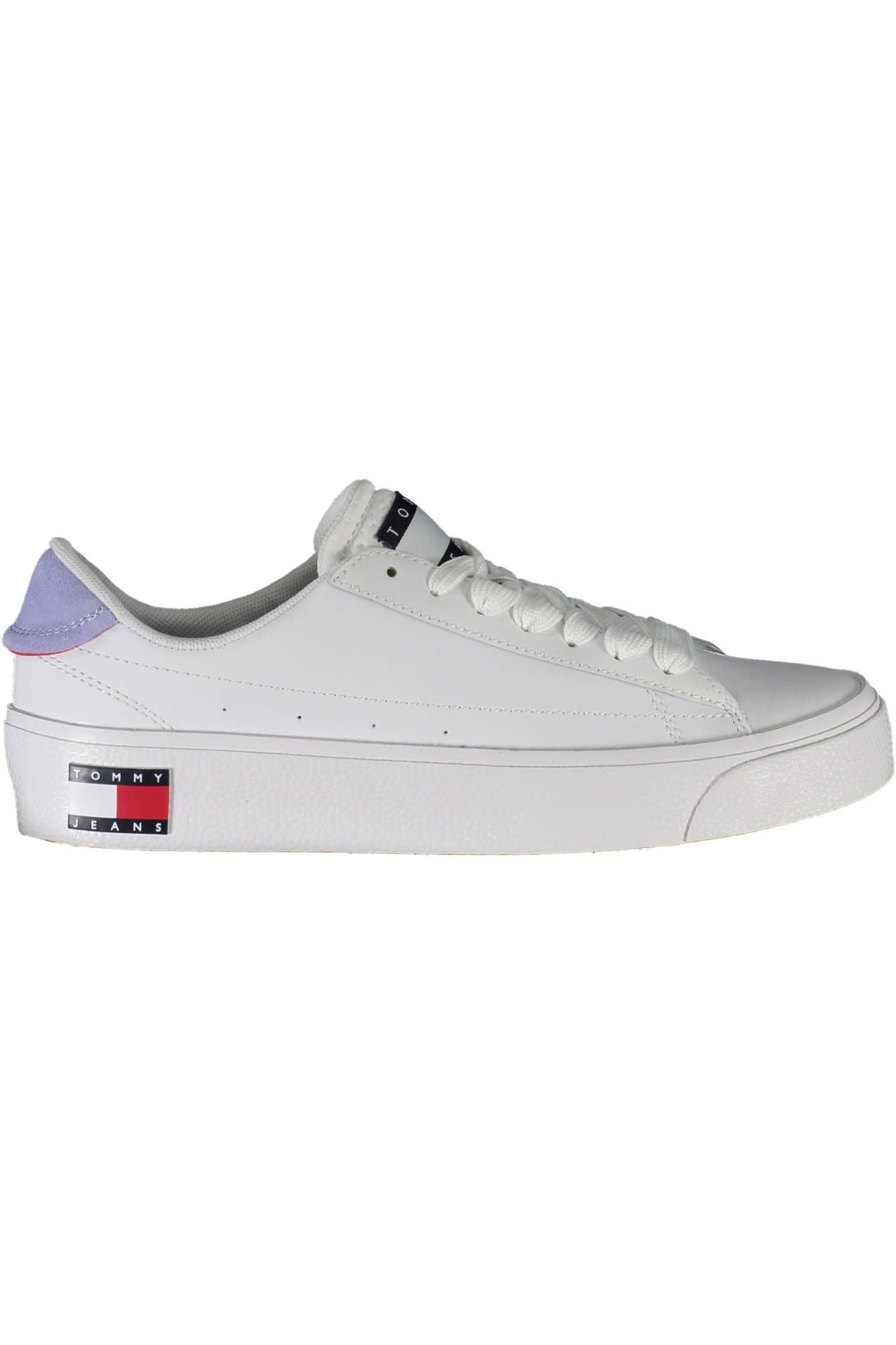 Tommy Hilfiger Eco-Conscious White Sneakers with Logo Accents