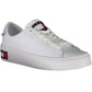 Tommy Hilfiger Eco-Conscious White Sneakers with Logo Accents