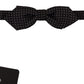 Dolce & Gabbana Exquisite Silk Polka Dot Bow Tie