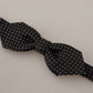 Dolce & Gabbana Exquisite Silk Polka Dot Bow Tie