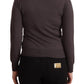 John Galliano Elegant Wool Long Sleeve Sweater